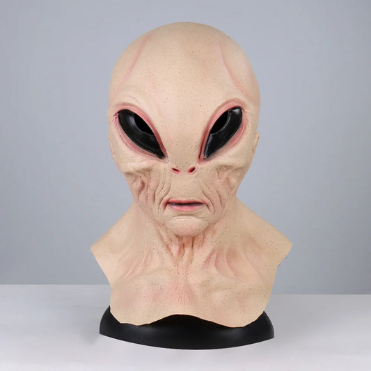 Halloween Alien Mask Cosplay Horror UFO Skull Latex Masks Helmet Carnival Dress up Party Costume Props